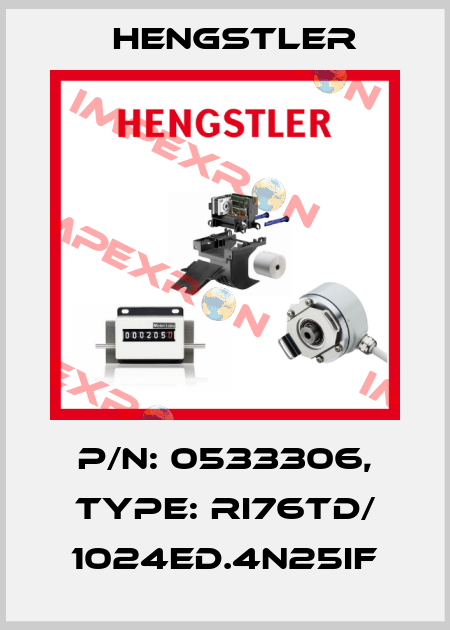 p/n: 0533306, Type: RI76TD/ 1024ED.4N25IF Hengstler