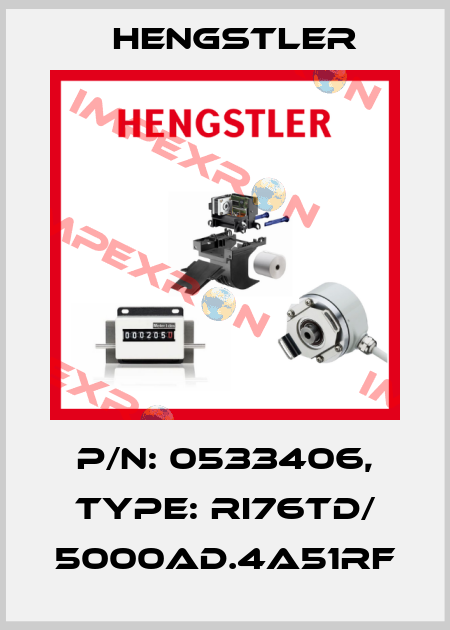 p/n: 0533406, Type: RI76TD/ 5000AD.4A51RF Hengstler