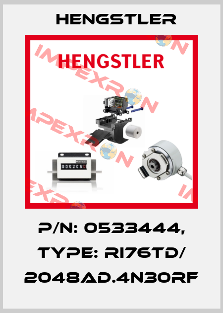 p/n: 0533444, Type: RI76TD/ 2048AD.4N30RF Hengstler