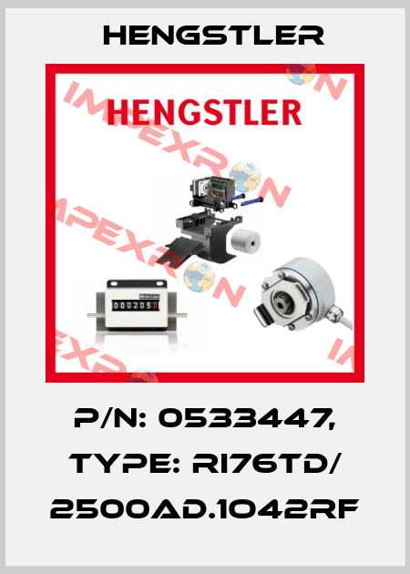 p/n: 0533447, Type: RI76TD/ 2500AD.1O42RF Hengstler