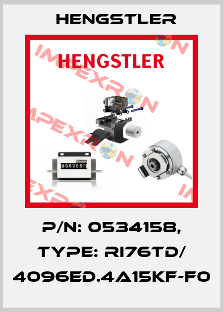 p/n: 0534158, Type: RI76TD/ 4096ED.4A15KF-F0 Hengstler