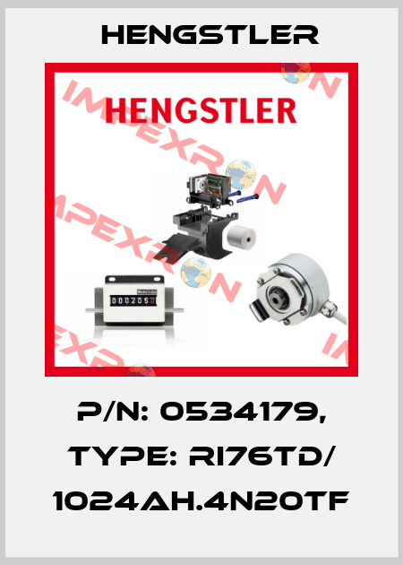 p/n: 0534179, Type: RI76TD/ 1024AH.4N20TF Hengstler