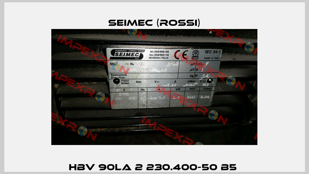 HBV 90LA 2 230.400-50 B5  Seimec (Rossi)
