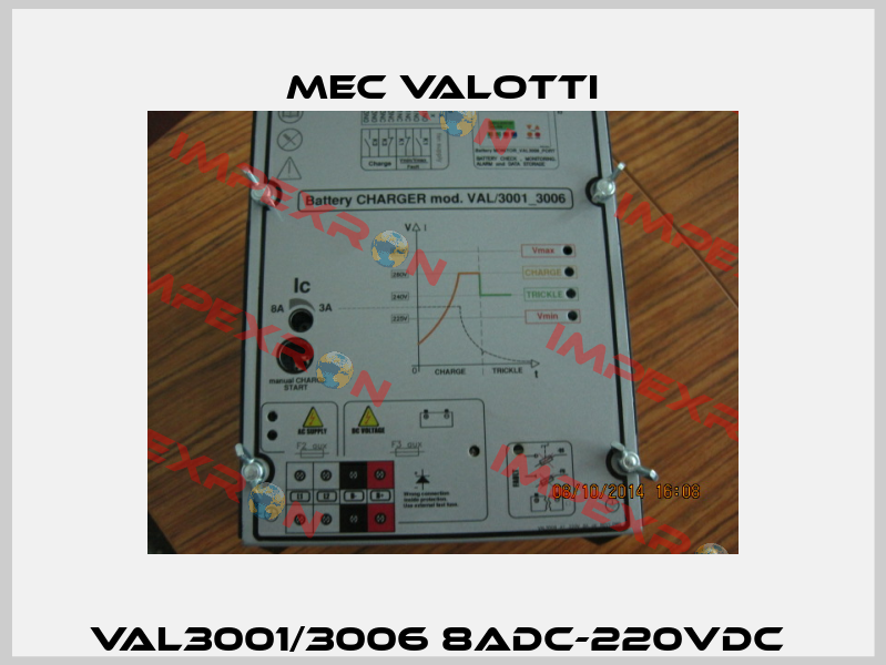 VAL3001/3006 8ADC-220VDC  Mec Valotti