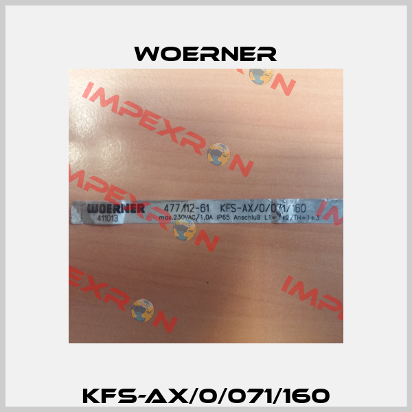 KFS-AX/0/071/160 Woerner