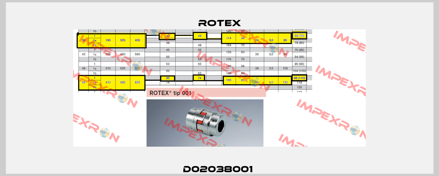 D02038001  Rotex