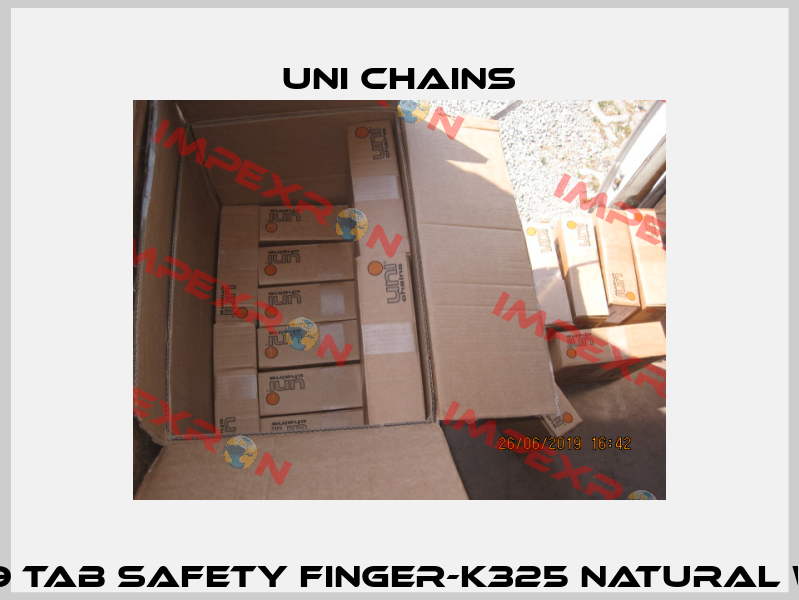 DI 879 TAB Safety Finger-K325 Natural White Uni Chains