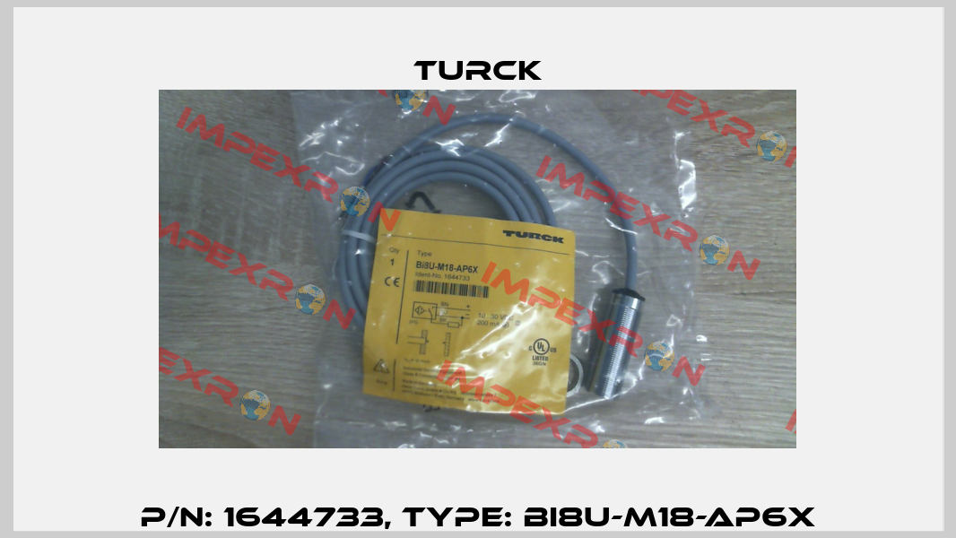 p/n: 1644733, Type: BI8U-M18-AP6X Turck