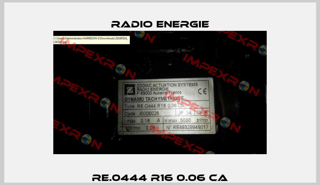 RE.0444 R16 0.06 CA Radio Energie