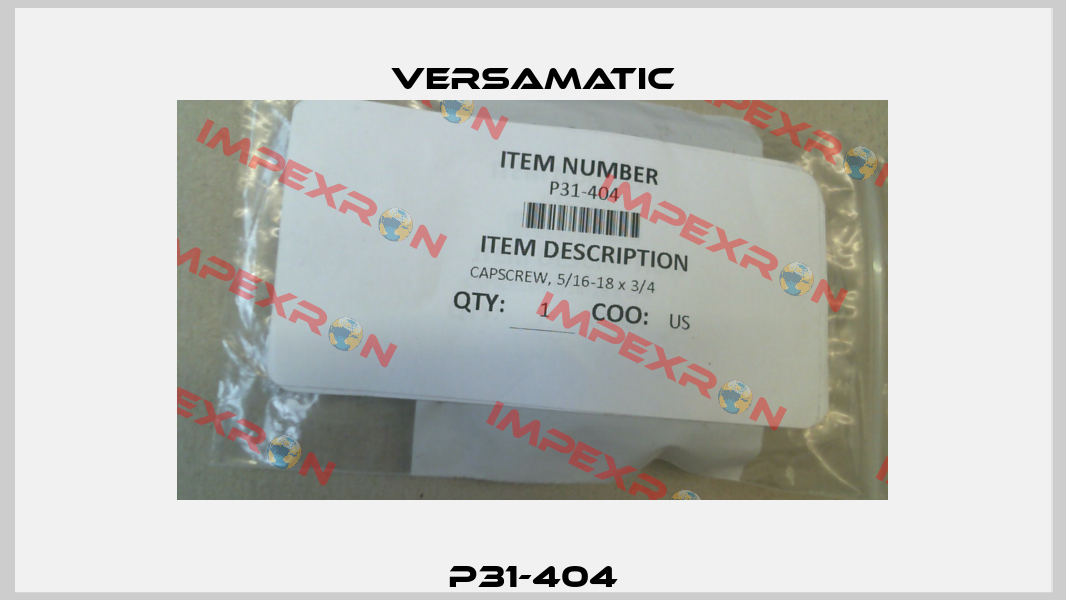 P31-404 VersaMatic