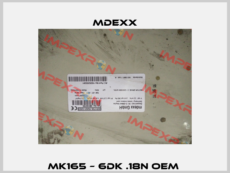 MK165 – 6DK .18N OEM  Mdexx