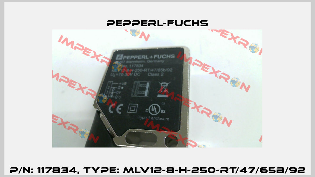 p/n: 117834, Type: MLV12-8-H-250-RT/47/65b/92 Pepperl-Fuchs