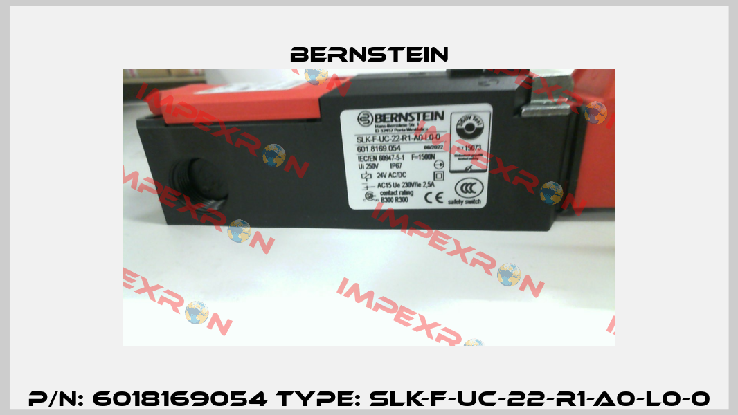 P/N: 6018169054 Type: SLK-F-UC-22-R1-A0-L0-0 Bernstein