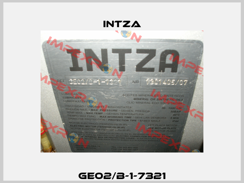 GE02/B-1-7321 Intza