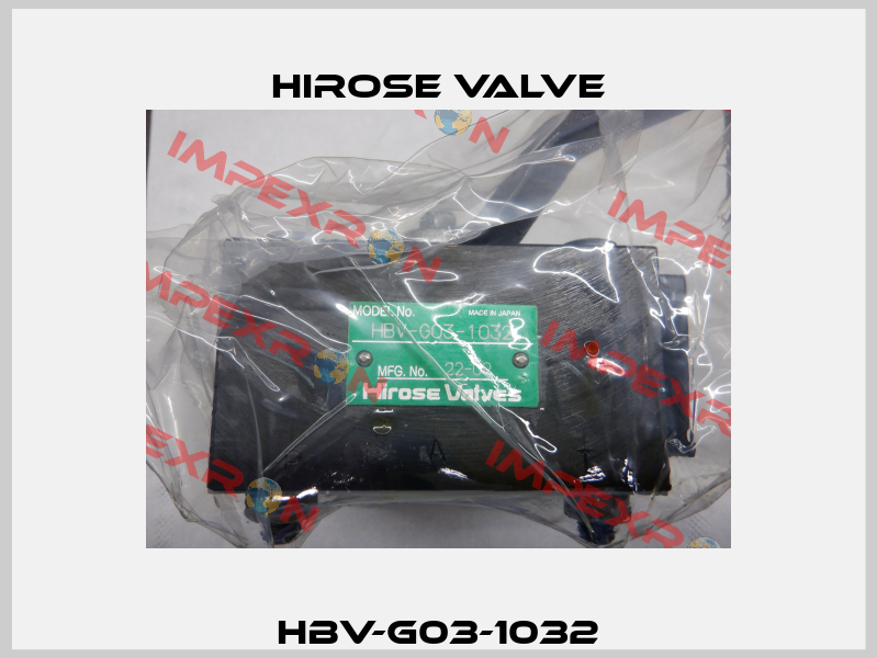 HBV-G03-1032 Hirose Valve